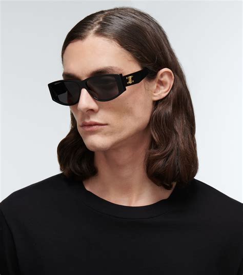 authentic celine shadow sunglasses|Celine eyewear rectangular sunglasses.